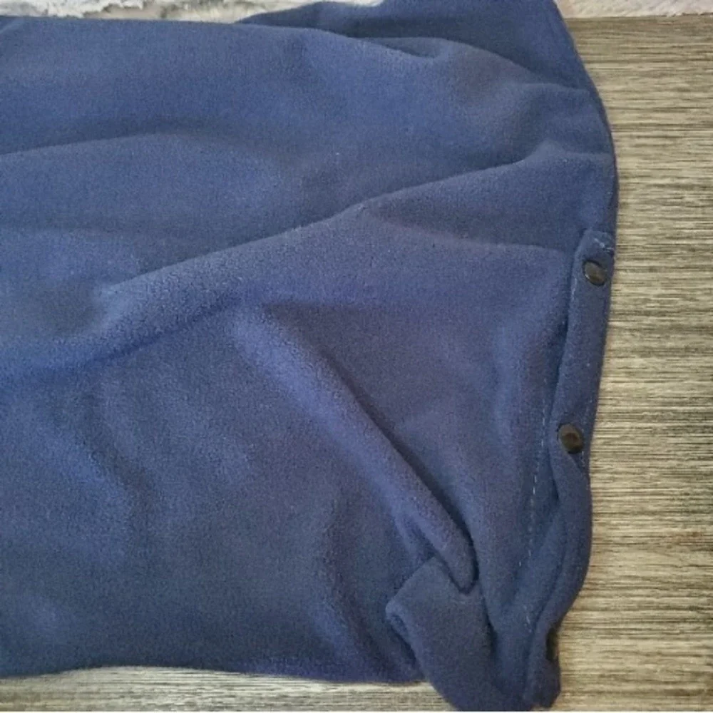 Riogoo Pet Heating Pad COVER ONLY Navy Blue Fleece - Snaps - Pre-owned,‎ CLEAN